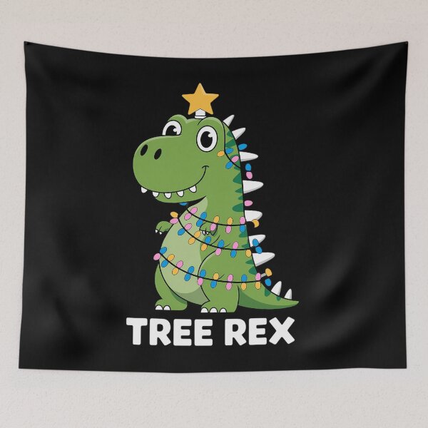 Item preview, Tree Rex Funny Xmas Trex Boys Toddler Christmas Dinosaur designed and sold by ValerieRodrigue.