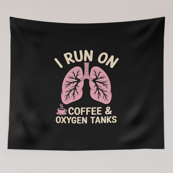 Item preview, I Run On Coffee And Oxygen Tanks Respiratory Therapist RT designed and sold by Rotasiin.