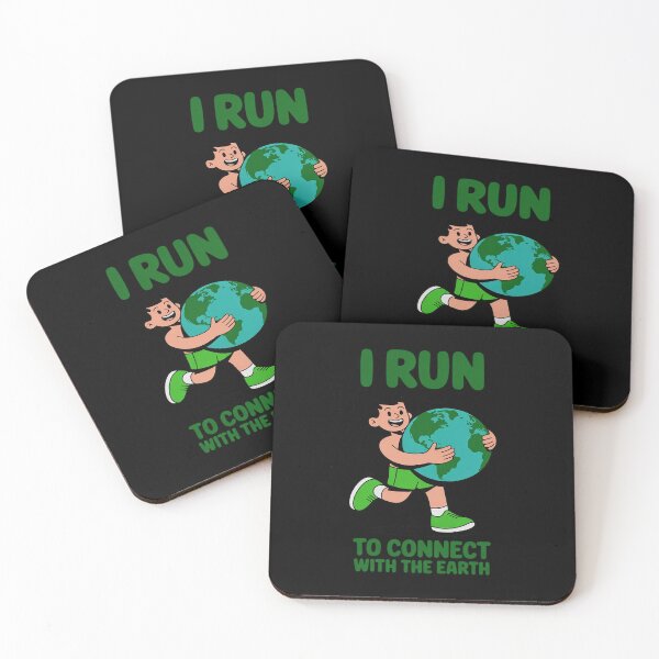 Item preview, I Run to Connect with the Earth Eco Runner designed and sold by Rotasiin.