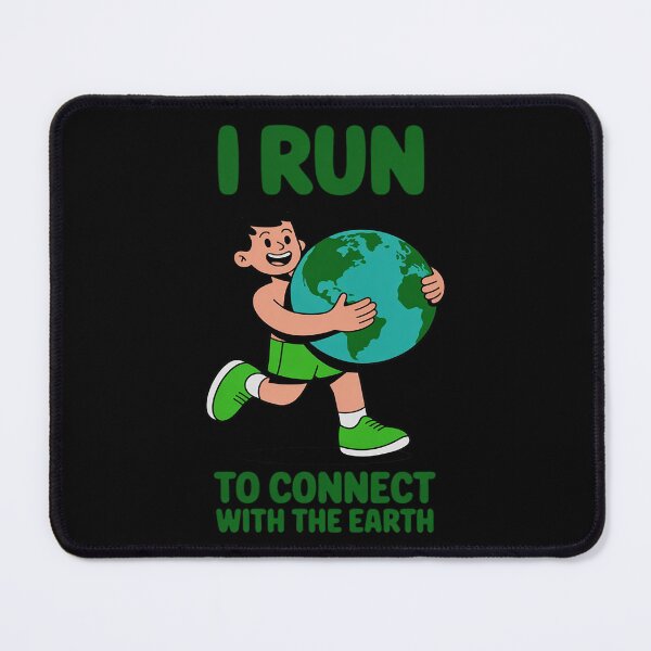Item preview, I Run to Connect with the Earth Eco Runner designed and sold by Rotasiin.