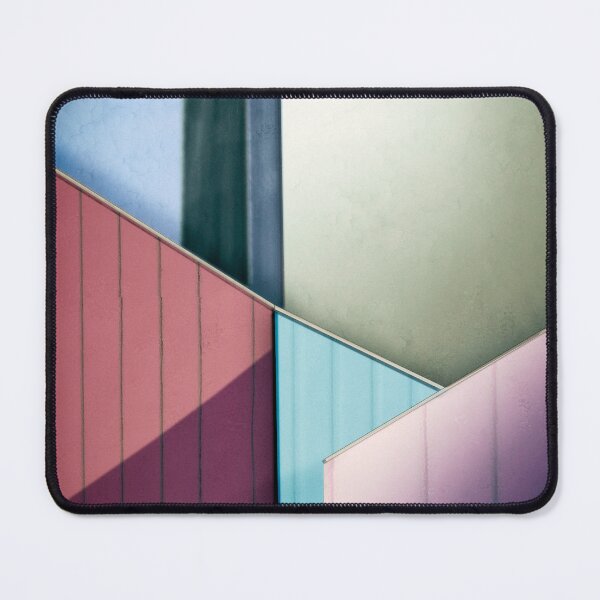 Item preview, Pastel City Facades – Minimalist Architectural Art designed and sold by HKDigital.
