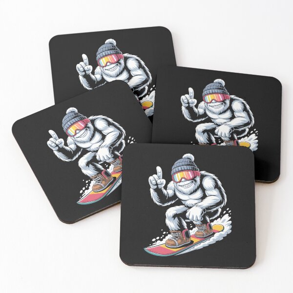 Item preview, Funny Skiing Bigfoot Ski Winter Sport Snowboarder Skier designed and sold by ValerieRodrigue.