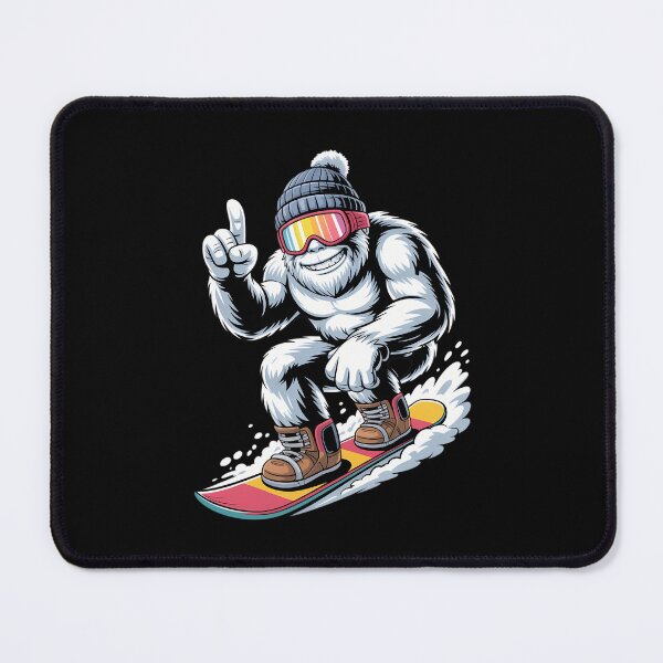 Item preview, Funny Skiing Bigfoot Ski Winter Sport Snowboarder Skier designed and sold by ValerieRodrigue.