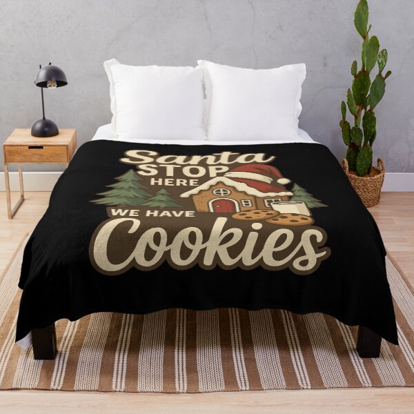 Item preview, Santa Stop Here We Have Cookies T-Shirt Cute Gingerbread Christmas Gift Idea designed and sold by GraphicEX.