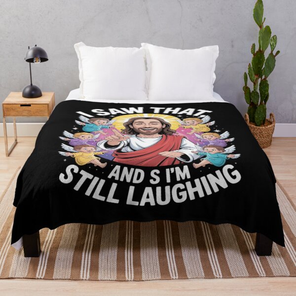 Item preview, I Saw That And I'm Still Laughing Jesus Christian Faith designed and sold by Rotasiin.