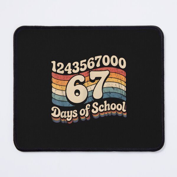 Item preview, 100 Days Of School Retro Wavy Numbers designed and sold by grumpzara.