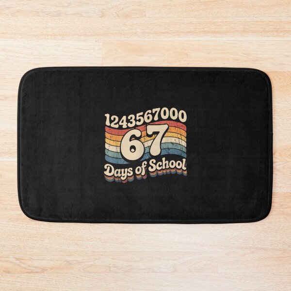 Item preview, 100 Days Of School Retro Wavy Numbers  designed and sold by grumpzara.