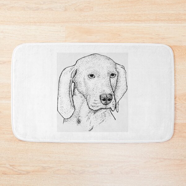 Item preview, Elegant Weimaraner Illustration | Stipple Ink Art designed and sold by wbhny.