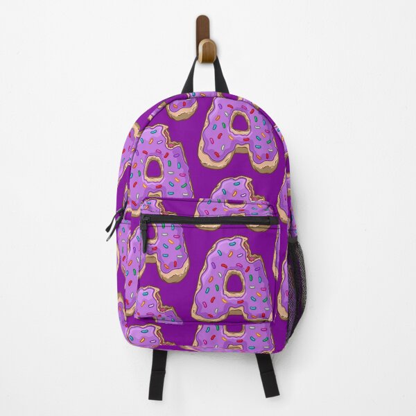 Item preview, Delicious Sweet Letter A Donut Cartoon Graphic Illustration with Purple Icing and Sprinkles designed and sold by ghinan.