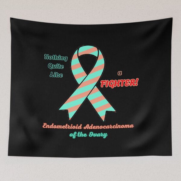 Item preview, Support Fighters Of Eac Of The Ovary Awareness Ribbon  designed and sold by LoriMccoy55.