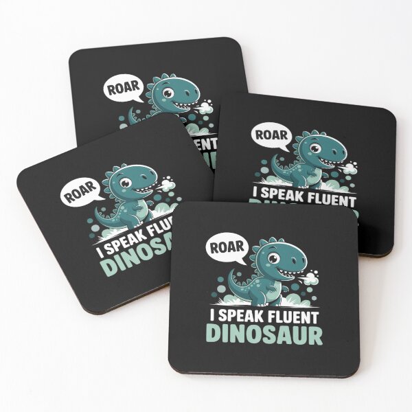 Item preview, I Speak Fluent Dinosaur Cracked Stone Dino designed and sold by Rotasiin.
