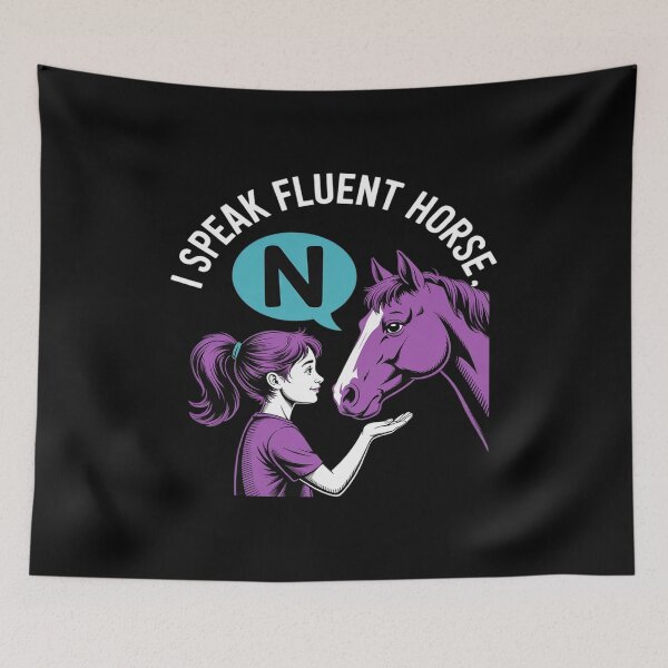 Item preview, I Speak Fluent Horse Funny Equestrian designed and sold by Rotasiin.