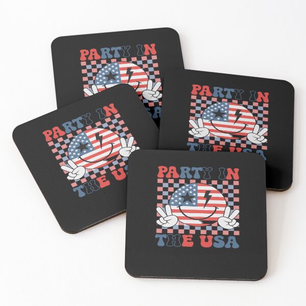 Item preview, Party In The USA USA Flag Smile Face For 4th Of July designed and sold by katherintration.
