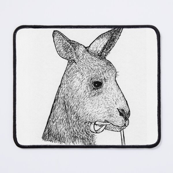 Item preview, Australian Kangaroo Joey Ink Sketch designed and sold by wbhny.