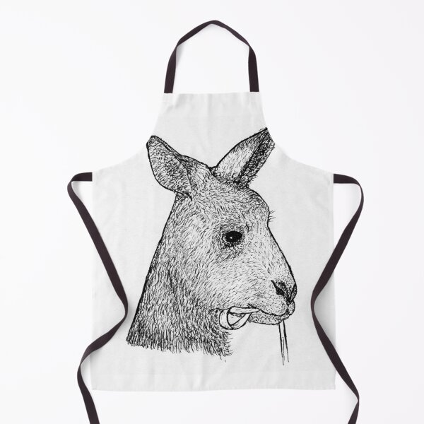 Item preview, Australian Kangaroo Joey Ink Sketch designed and sold by wbhny.