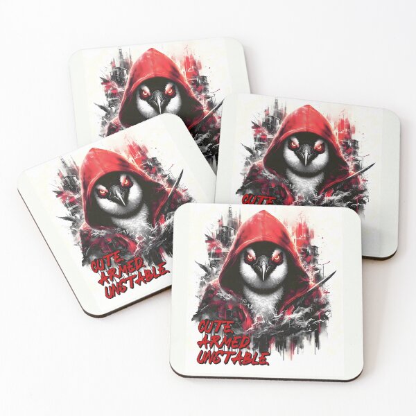 Item preview, Battle Penguin – CUTE. ARMED. UNSTABLE. designed and sold by Ssevi.