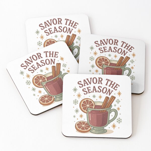 Item preview, Savor the Season – Cozy Holiday Drink Christmas Design designed and sold by inkoutninja.