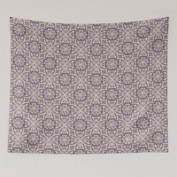 Item preview, beige purple openwork retro lace  designed and sold by fuzzyfox.
