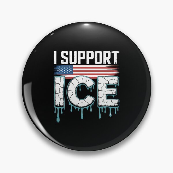 Item preview, I Support ICE, Immigration Officers American Flag designed and sold by LinlinsDemons.