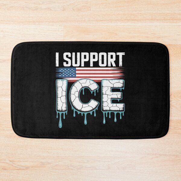 Item preview, I Support ICE, Immigration Officers American Flag designed and sold by LinlinsDemons.