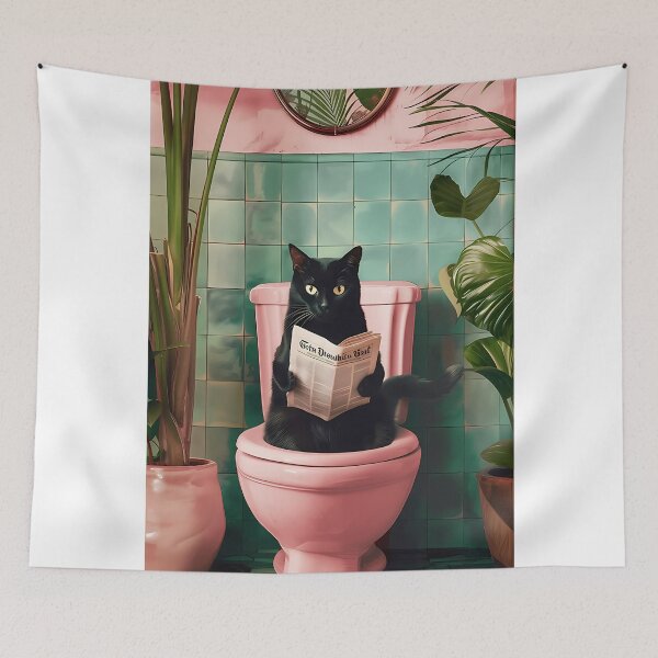 Item preview, Funny Posters, Funny Bathroom Wall Decor Pooping designed and sold by Jone Cham.