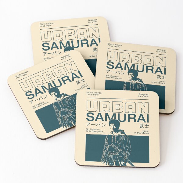 Item preview, Urban Samurai - Monochrome Urban Warrior designed and sold by wingstar.