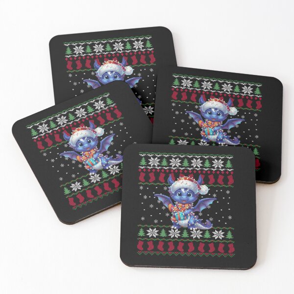 Item preview, Cute Christmas Dragon Ugly Sweater T-Shirt designed and sold by TinaMDedrick.