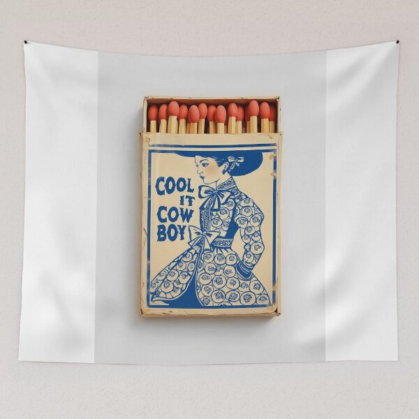 Item preview, Coastal Cowgirl Millennial Granddaughter Toile Chinoiserie Indigo designed and sold by Jone Cham.