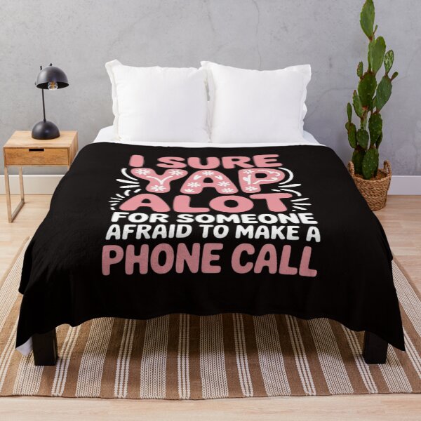 Item preview, I Sure Yap Alot For Someone Afraid To Make A Phone designed and sold by LinlinsDemons.