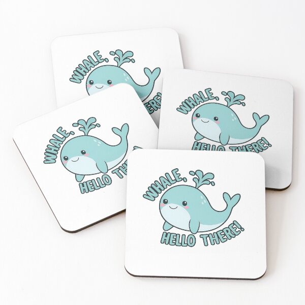 Item preview, Whale Hello There Cute Pun Design designed and sold by Endorphin Ink.