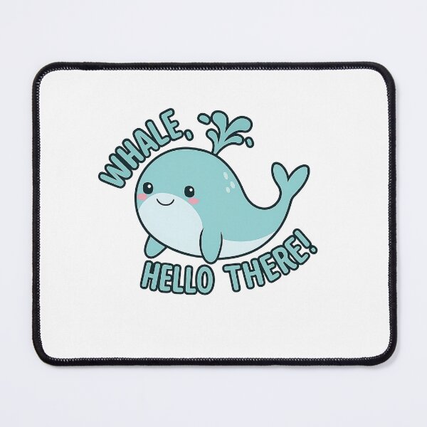 Item preview, Whale Hello There Cute Pun Design designed and sold by Endorphin Ink.