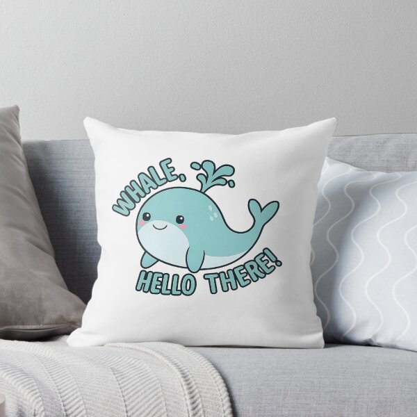 Item preview, Whale Hello There Cute Pun Design designed and sold by Endorphin Ink.
