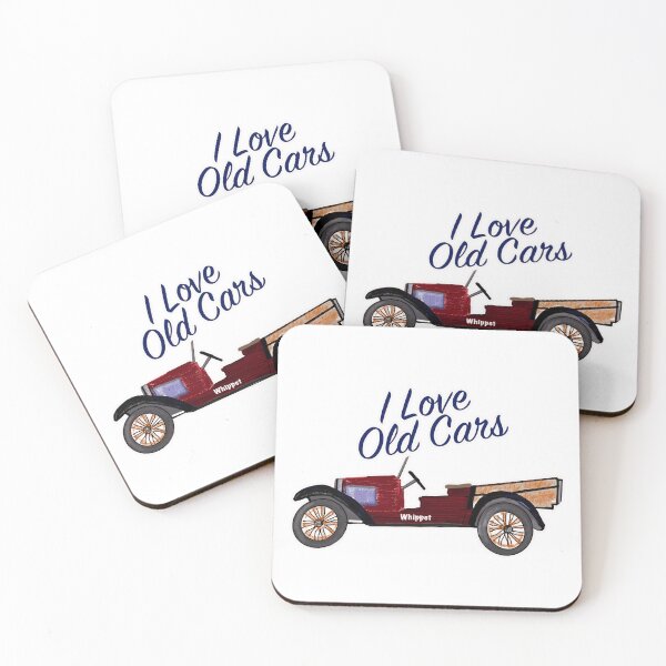 Item preview, I Love Old Cars Whippet Art - Red designed and sold by Michael van der Hoorn.