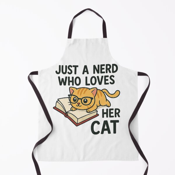 Item preview, Just a Nerd Who Loves Her Cat designed and sold by Endorphin Ink.