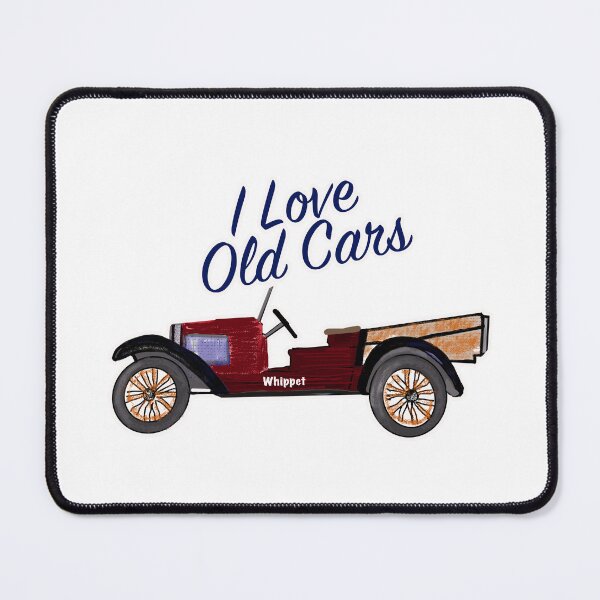 Item preview, I Love Old Cars Whippet Art - Red designed and sold by Michael van der Hoorn.