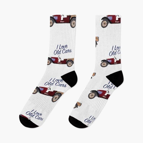 Item preview, I Love Old Cars Whippet Art - Red designed and sold by Michael van der Hoorn.