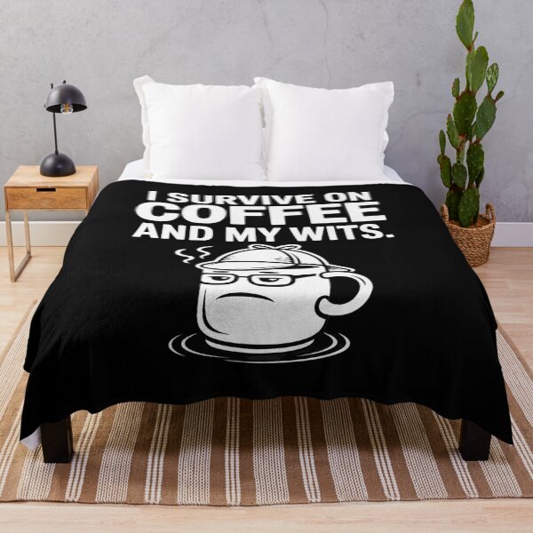 Item preview, I Survive on Coffee & My Wits Detective Cup designed and sold by LinlinsDemons.