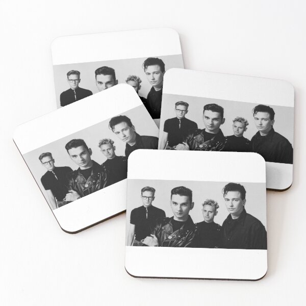 Item preview, Depeche Mode Retro Synthwave Black and White Band Aesthetic designed and sold by MadelynnIbrahim.