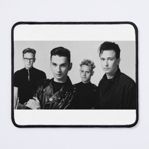 Item preview, Depeche Mode Retro Synthwave Black and White Band Aesthetic designed and sold by MadelynnIbrahim.