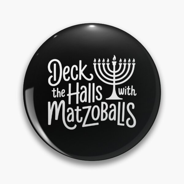 Item preview, Deck the Halls with Matzo Balls Hanukkah Funny Jewish Holiday Menorah Chanukah designed and sold by DentistLegal.