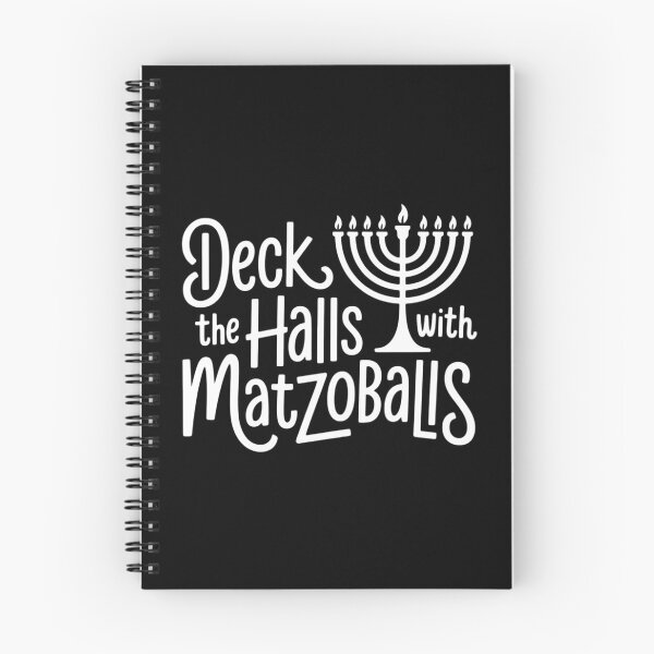 Item preview, Deck the Halls with Matzo Balls Hanukkah Funny Jewish Holiday Menorah Chanukah designed and sold by DentistLegal.