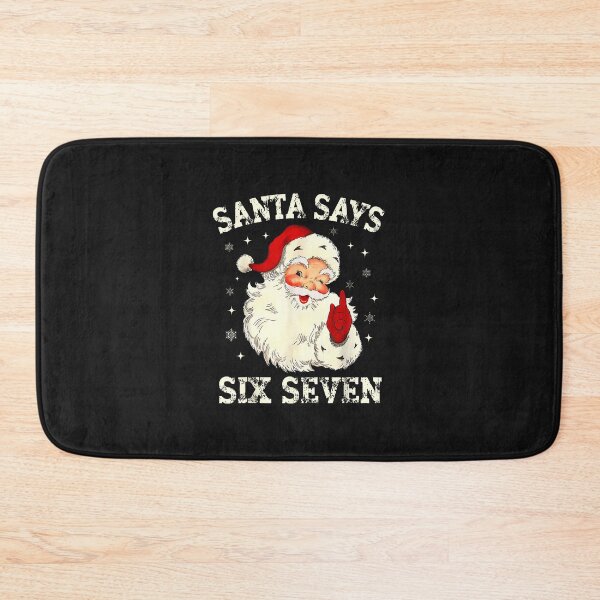 Item preview, Funny Six Seven 6 7 Meme Christmas Santa Says Six Seven designed and sold by grumpzara.