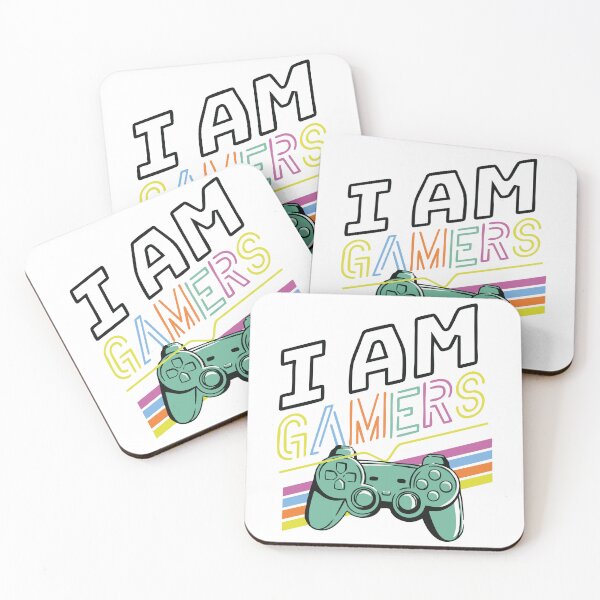 Item preview, I Am Gamers – Retro Neon Gaming Design designed and sold by B-Space.