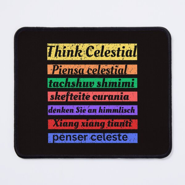 Item preview, Think Celestial-(Spanish, Hebrew, Greek, German, Chinese, French) designed and sold by joztees.