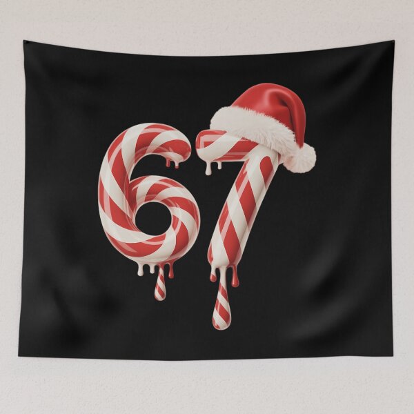 Item preview, Melting Candy Cane 67 Christmas Santa Hat Holiday designed and sold by DentistLegal.