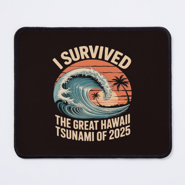 Item preview, I Survived The Great Hawaii Tsunami of 2025 designed and sold by LinlinsDemons.