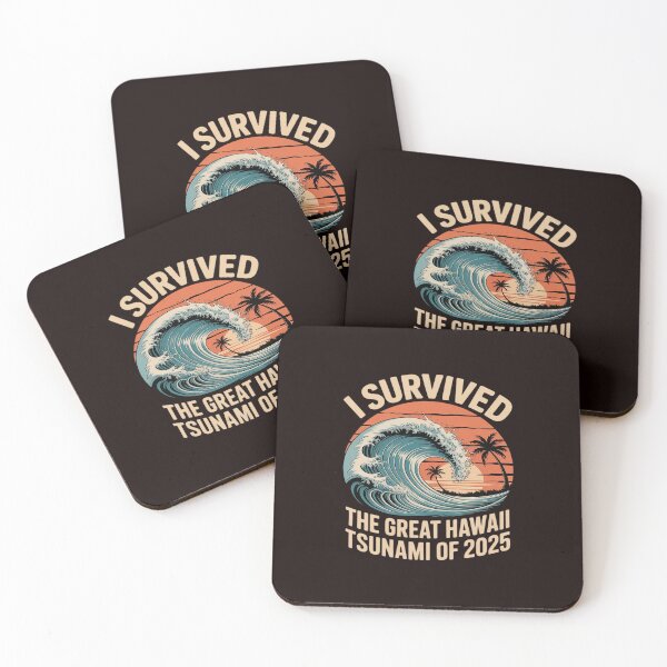 Item preview, I Survived The Great Hawaii Tsunami of 2025 designed and sold by LinlinsDemons.