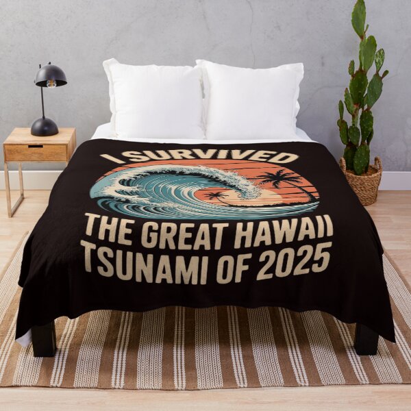 Item preview, I Survived The Great Hawaii Tsunami of 2025 designed and sold by LinlinsDemons.