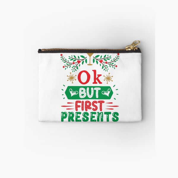 Item preview, Ok But First Presents - Funny Christmas Morning Slogan Gift designed and sold by FuzionRaptor.