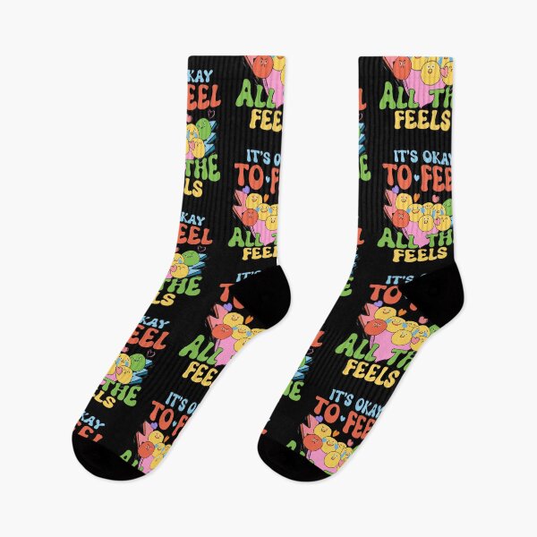 Item preview, It’s OK To Feel All The Feels – Positive Mental Health Tshirt designed and sold by Jose Art Studio.